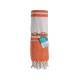 Telo mare cotone riciclato 90 x 170 cm 150 gr Stampa il tuo logo Telo mare cotone riciclato 90 x 170 cm 150 gr Stampa il tuo logo