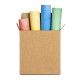 Set 4 gessetti colorati personalizzabile con il tuo logo Set 4 gessetti colorati personalizzabile con il tuo logo