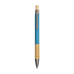 Penna a scatto alluminio riciclato e bambù