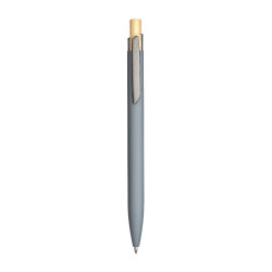 Penna a scatto alluminio riciclato gommato Penna a scatto alluminio riciclato gommato