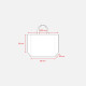 Borsa in cotone dotata di chiusura a zip Personalizzali con il tuo logo Borsa in cotone dotata di chiusura a zip Personalizzali con il tuo logo
