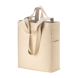 Borsa in cotone canvas con doppi manici Borsa in cotone canvas con doppi manici