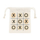 Gioco tris in legno con bustina in cotone Stampa la tua Pubblicità Gioco tris in legno con bustina in cotone Stampa la tua Pubblicità