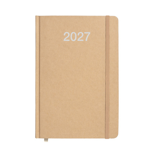 Agenda settimanale copertina rigida con elastico Personalizzali con il tuo logo