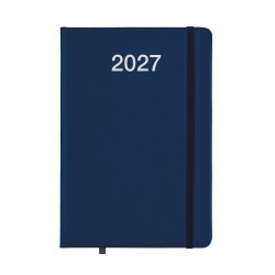 Agenda giornaliera 24X17 in PU con elastico