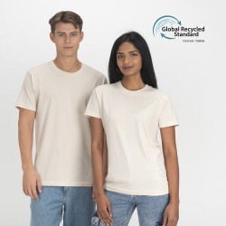 T-shirt colorata tessuto rigenerato