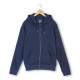 Felpa con cappuccio full zip tessuto rigenerato personalizzabili Felpa con cappuccio full zip tessuto rigenerato personalizzabili