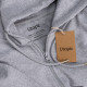Felpa con cappuccio full zip tessuto rigenerato personalizzabili Felpa con cappuccio full zip tessuto rigenerato personalizzabili
