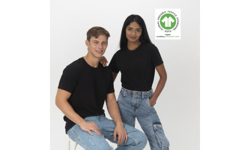 T-shirt 100% cotone biologico Stampa la tua Pubblicità