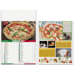 Calendario Illustrato Pizza Calendario Illustrato Pizza