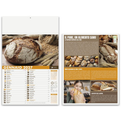 Calendario illustrato PANE E PASTA Calendario illustrato PANE E PASTA