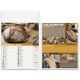 Calendario illustrato PANE E PASTA promozionale