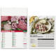 Calendario illustrato CARNI promozionale
