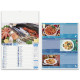 Calendario illustrato MARE IN TAVOLA promozionale Calendario illustrato MARE IN TAVOLA promozionale