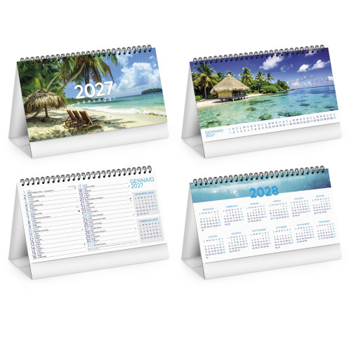 Calendario illustrato pubblicitario Calendario illustrato pubblicitario