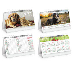 Calendari da tavolo Illustrati con Cuccioli Calendari da tavolo Illustrati con Cuccioli