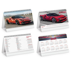 Calendario da banco Illustrato Auto Calendario da banco Illustrato Auto