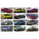 Calendario da tavolo illustrato Auto Sportive