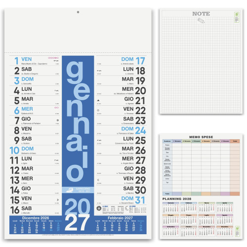 Calendario olandese Colors Stampa il tuo logo Calendario olandese Colors Stampa il tuo logo