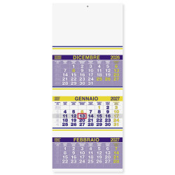 Calendario Trittico Fluo