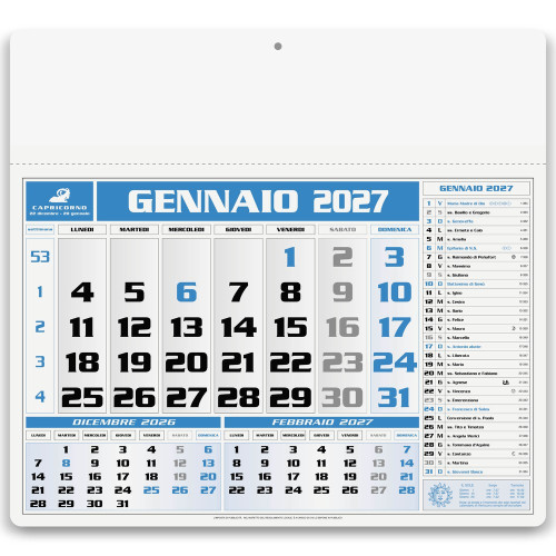 Calendari Murali Modello quadrato Americano Calendari Murali Modello quadrato Americano