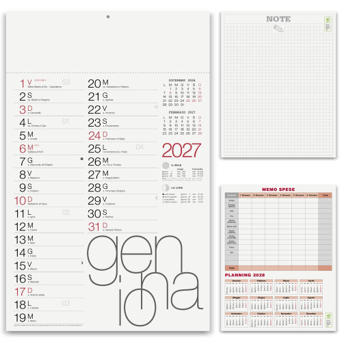 Calendari Murali tipo olandese impaginazione in stile Moderno Calendari Murali tipo olandese impaginazione in stile Moderno