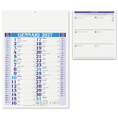 Calendario Olandese Personalizzato modello Classico