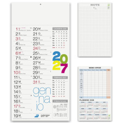 Calendario Shaded moderno 23x47 cm Calendario Shaded moderno 23x47 cm