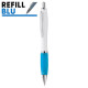 Penne corpo in colore bianco solid grip colorata