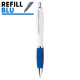 Penne corpo in colore bianco solid grip colorata