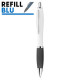 Penne corpo in colore bianco solid grip colorata