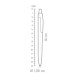Penne corpo in in plastica mono colore Penne corpo in in plastica mono colore