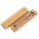 Penna micromina SET BAMBOO Stampa il tuo logo