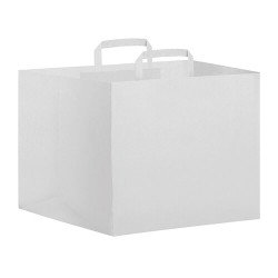 Sacchetti in carta kraft bianca 32x22x33 Sacchetti in carta kraft bianca 32x22x33