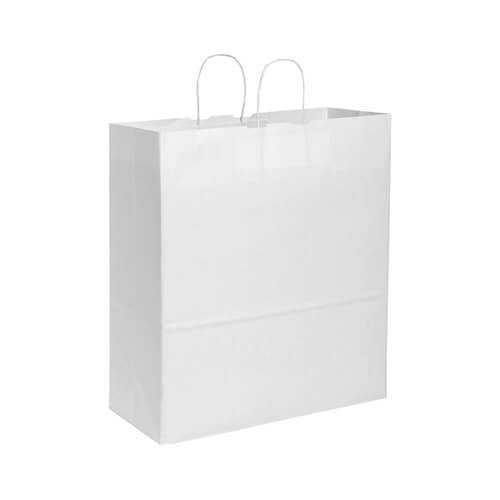 Sacchetti in carta kraft bianca Personalizzali con il tuo logo Sacchetti in carta kraft bianca Personalizzali con il tuo logo
