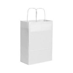 Sacchetti in carta kraft bianca 22x29x10 Sacchetti in carta kraft bianca 22x29x10