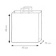 Shopper 45x48x15 carta kraft bianca Promozionali