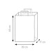 Shopper in carta kraft 32x43x17 Promozionali