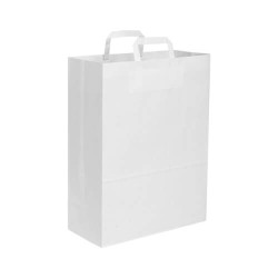 Sacchetti in carta kraft bianca 32x43x17 Sacchetti in carta kraft bianca 32x43x17