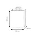 Sacchetti in carta kraft bianca 27x37x12 Promozionali