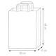 Buste in carta riciclata avana 32x43x17 Promozionali Buste in carta riciclata avana 32x43x17 Promozionali