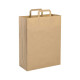 Buste in carta riciclata avana 26X39X14 personalizzabili Buste in carta riciclata avana 26X39X14 personalizzabili