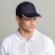 Cappellino cotone con Tricolore stampato
