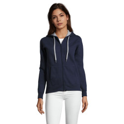 Felpa Soul Women con cappuccio e Zip nascosta