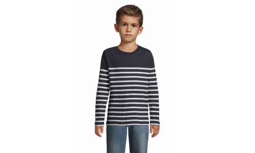T-shirt bambino matelot manica lunga rigata Promozionali