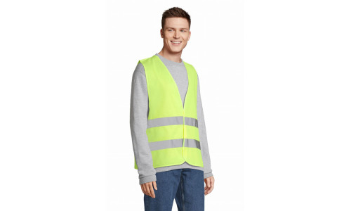 Gilet Safety Pro unisex alta visibilità personalizzabile