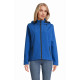 Giacca donna Race softshell con cappuccio personalizzabile Giacca donna Race softshell con cappuccio personalizzabile