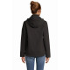 Giacca donna Race softshell con cappuccio personalizzabile Giacca donna Race softshell con cappuccio personalizzabile