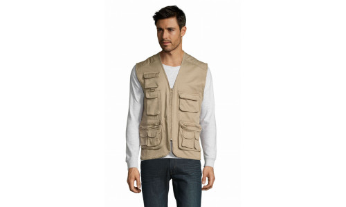 Gilet Wild unisex multitasche Stampa il tuo logo Gilet Wild unisex multitasche Stampa il tuo logo