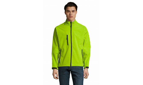 Giacca Relax uomo softshell full zip Stampa la tua Pubblicità